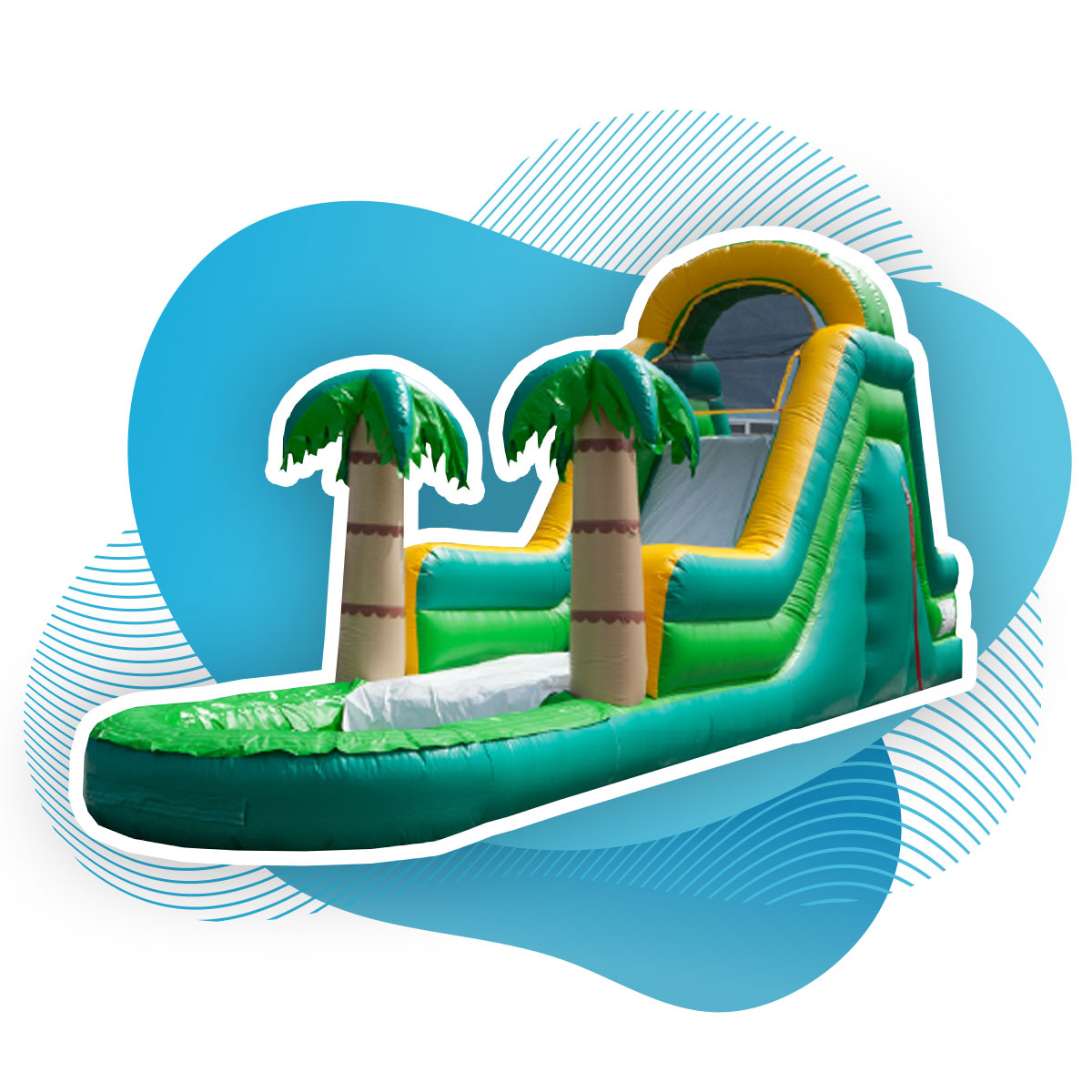 15ft Tropical Waterslide