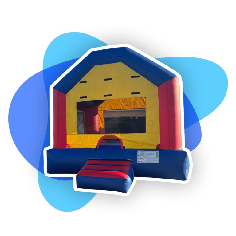 Fun House bounce house with large jumping area