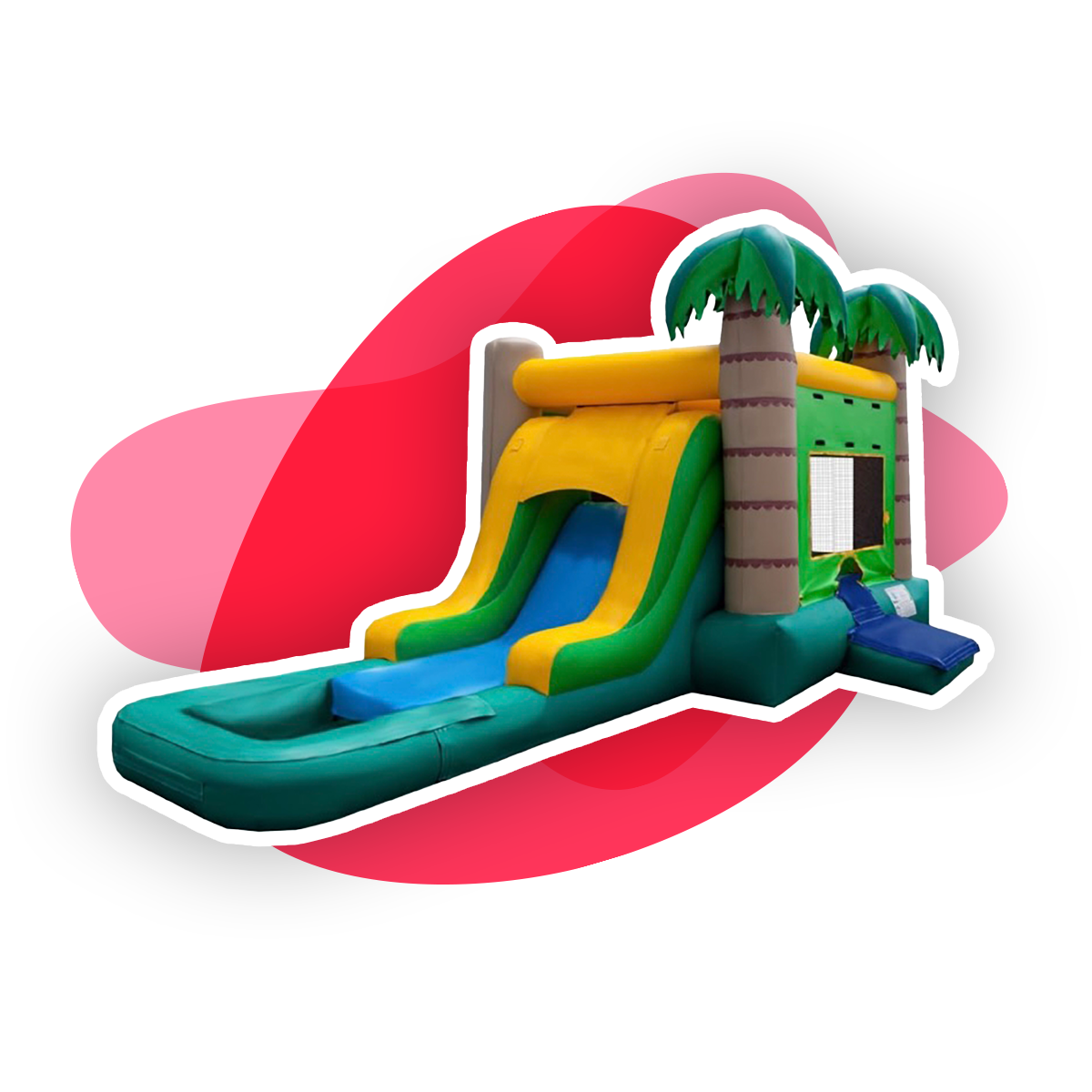 EZ Tropical Fun Water Combo Bounce House